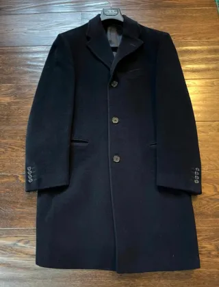 Cappotto Corneliani Collection Blu Taglia 48