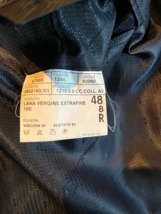 Cappotto Corneliani Collection Blu Taglia 48