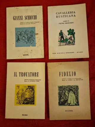 8 Libretti d'Opera Anni '80