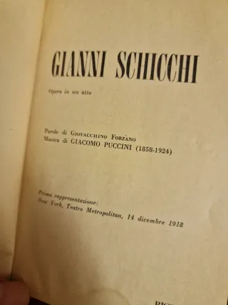 8 Libretti d'Opera Anni '80