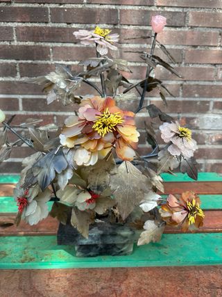 Set di 5 Bonsai Cinesi in Stile Giada