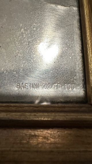 Quadro in argento Gaetini 15x12