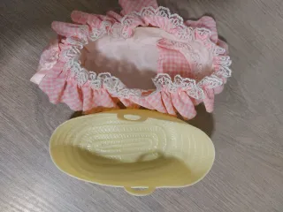 Capazo Muñeca Barriguitas Rosa