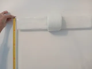 Lámpara de pared cristal Murano blanco Excalibur/A