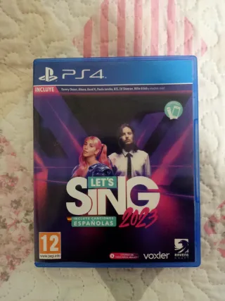 Let's Sing 2023 PS4 (Karaoke) con 2 micrófonos