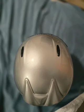 Casco Moto Scooter Argento