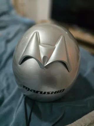 Casco Moto Scooter Argento