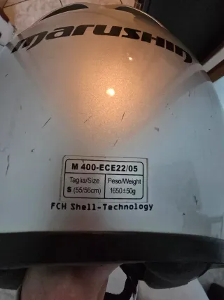 Casco Moto Scooter Argento