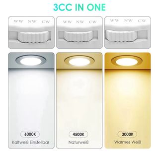 Foco LED Empotrable Dimmable 7W (Pack 6)