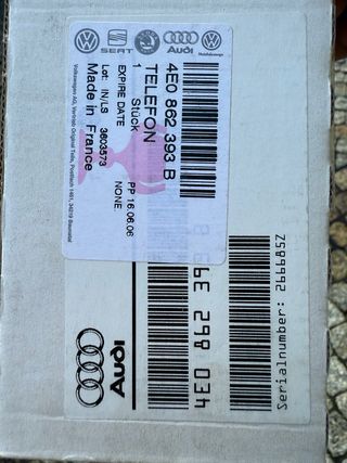 Teléfono Audi Motorola 4E0 862 393 E Sin estrenar