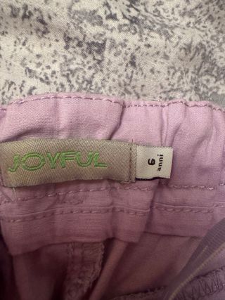 Pantaloncini bambina viola