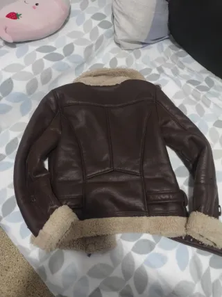 Chaqueta marrón forrada