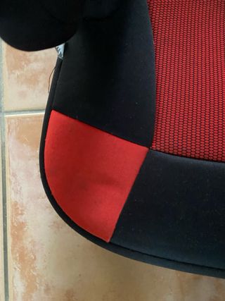 Alzador coche infantil negro y rojo