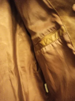 Cazadora polipiel marrón