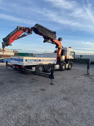 MAN 480 + GRUA palfinger 100002 jib pj170