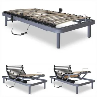 2 Letti Articolati Elettrici + Materasso Viscoelastico