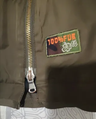 Abrigo Bomber Zara Y2K Verde