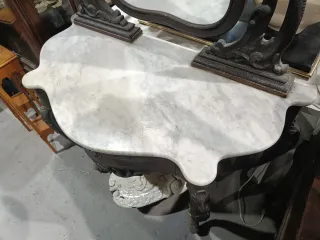 Tocador peinadora antiguo caoba cubano