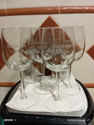 6 Copas de Cristal Montecillo
