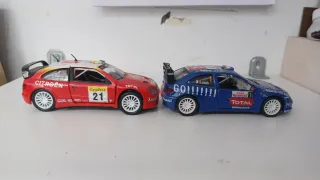 2 Coches Rally Citroën Xsara 1:32.
