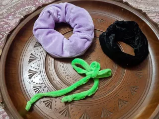 Set 3 Scrunchies Velluto