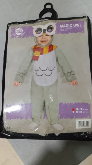 Disfraz Lechuza Bebé Talla 12-18 Meses