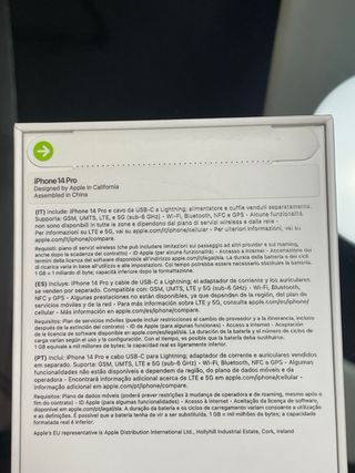 iPhone 14 Pro 128GB Precintado