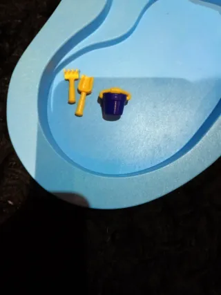 Piscina Playmobil con figura