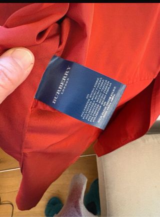 Trench corto Burberry rosso