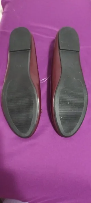 Manoletinas/Bailarinas Burdeos Talla 40
