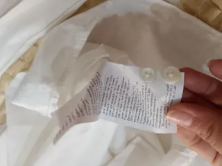 Camicia Moschino Uomo Bianca size 40