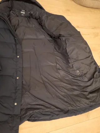 Chaqueta larga plumas hombre Uniqlo