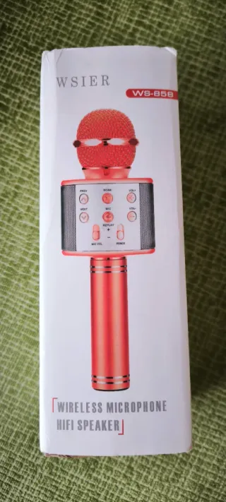 Micrófono Karaoke Bluetooth Inalámbrico
