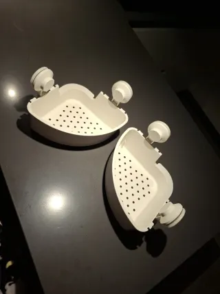 Scaffale da bagno con ventose