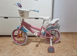 Bicicleta infantil 16 pulgadas rosa