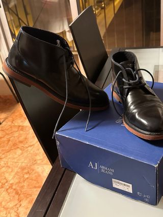 Botines negros de piel