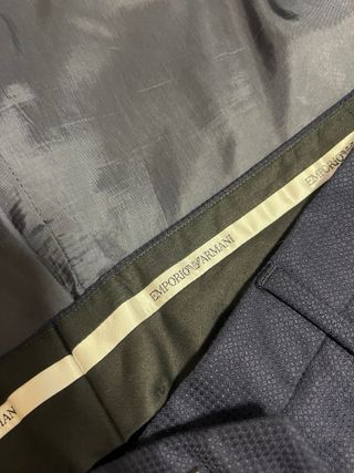 Traje Armani Azul Hombre Poco Uso