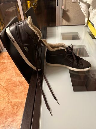 Botines Lacoste Marrones Hombre