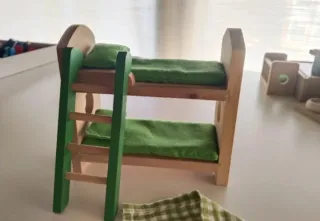 Literas Casa Muñecas con Escalera