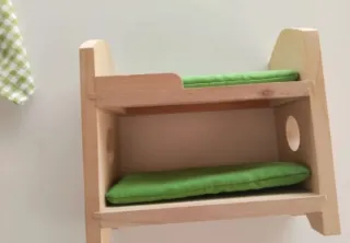 Literas Casa Muñecas con Escalera