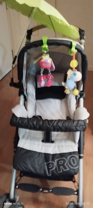 Carrito Jane con plástico de lluvia