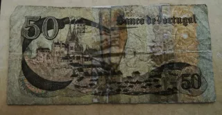Lote 3 Billetes Portugueses Antiguos Escudos