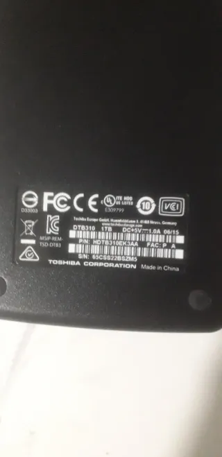 Disco Duro Externo Toshiba 1TB