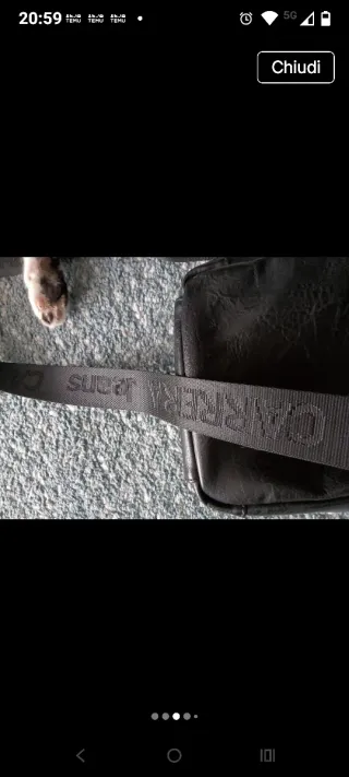 Borsa a tracolla Carrera nera