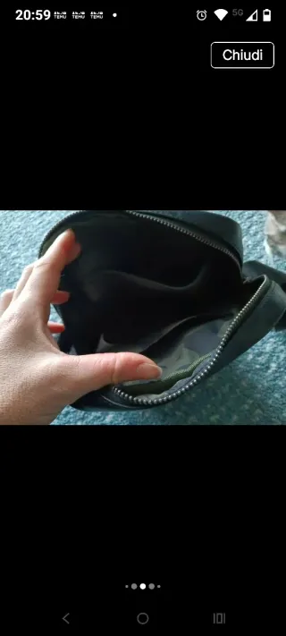 Borsa a tracolla Carrera nera