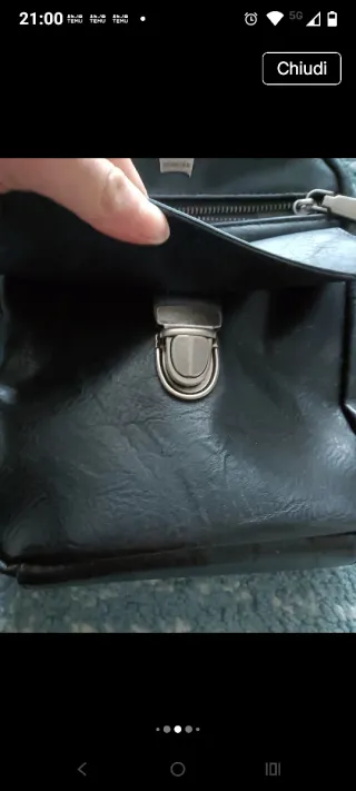 Borsa a tracolla Carrera nera