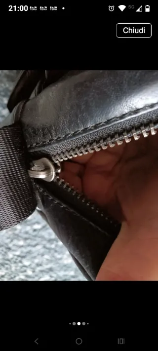 Borsa a tracolla Carrera nera