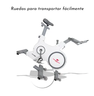 Bicicleta Spinning Indoor Fitness Blanca nueva