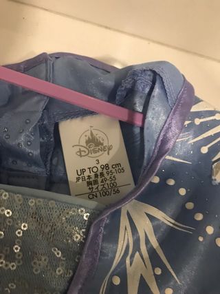 Traje Frozen Niña 2-3 años (98cm) oficial disney