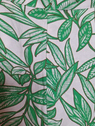 Bermudas Zara Algodón y Lino Estampadas